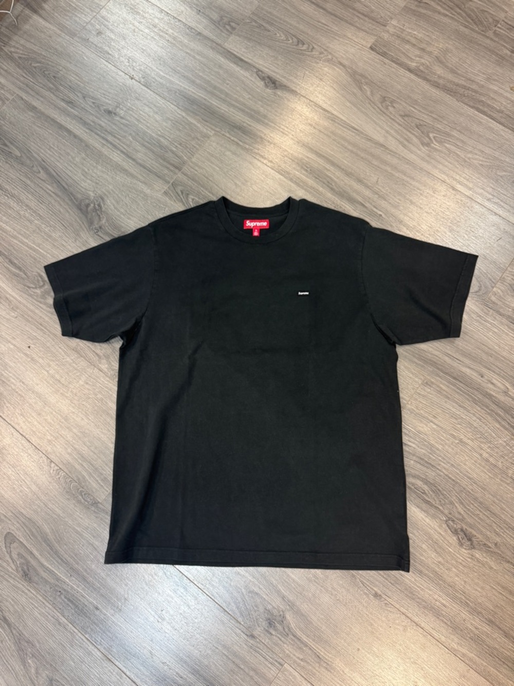 Supreme Black Minimal Box Logo Tee